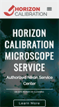 Mobile Screenshot of horizoncalibration.com